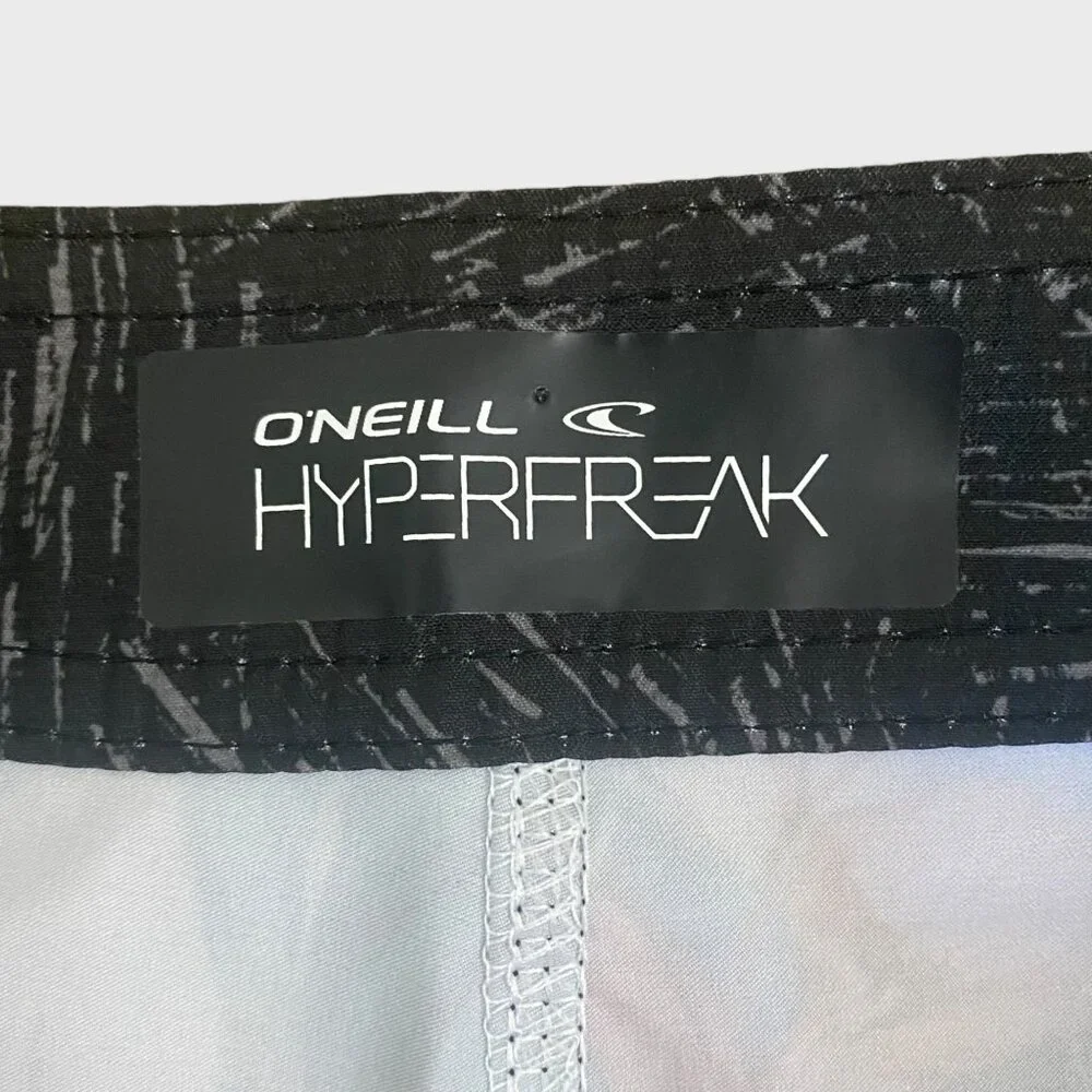 O'Neill Hyperfreak Board Shorts Blue Men's Size 28 Water-Resistant Stretch Swim